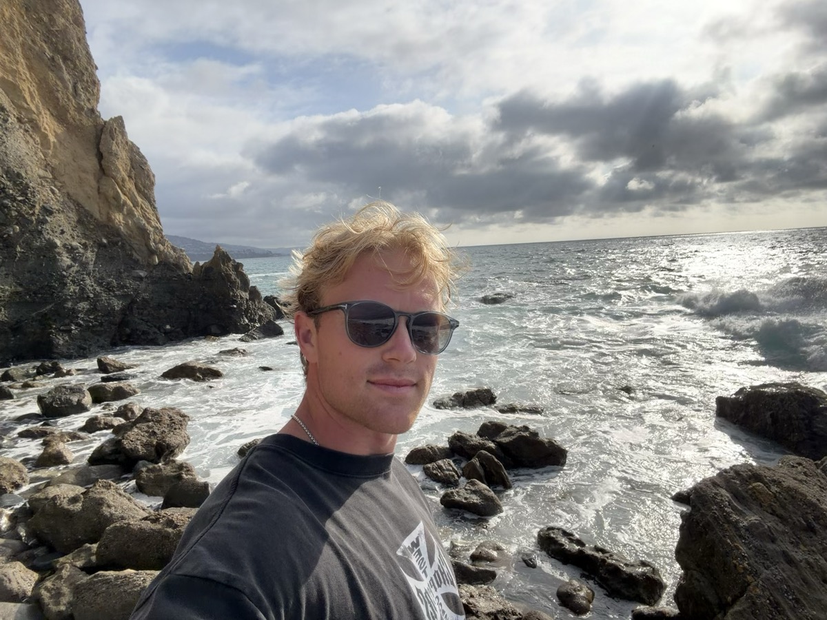 Owen Nurminen by the ocean